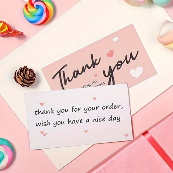 30 Thank You Cards New - Picture 2 of 2